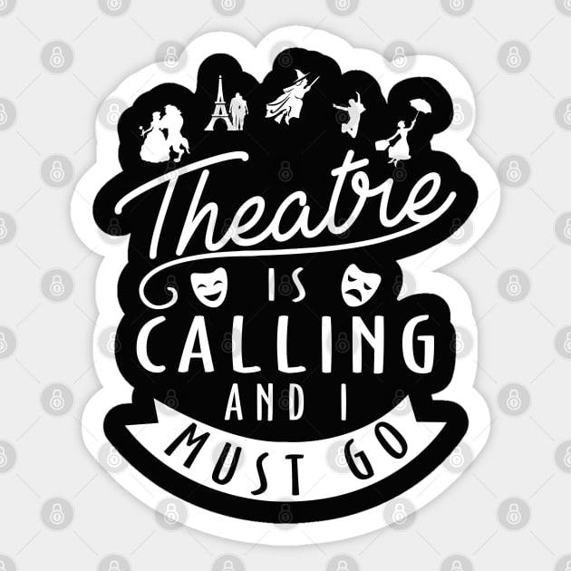 Funny Theatre Gift Sticker by KsuAnn